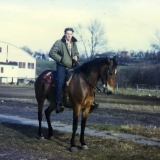 1949 Ted III on horse