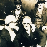 1929 John W & Margaret Givens with Bill & Min Cardiff (in front)