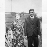 1930 Mabel Margaret (Givens) Henderson & son Ewart